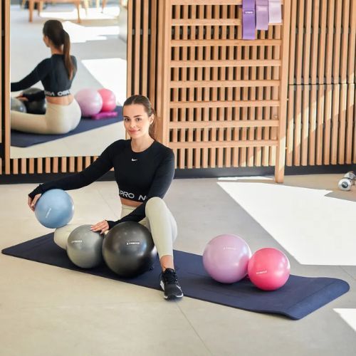 XTREXO mini palla da ginnastica TXO-B4Z011-BK 25 cm nero