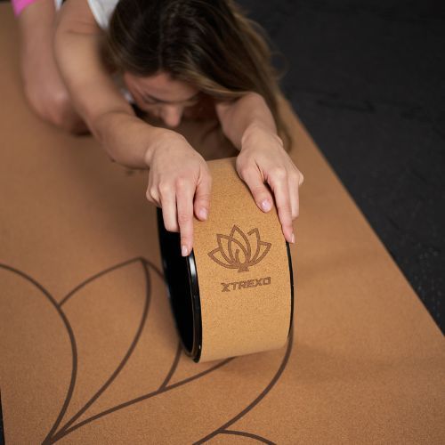 XTREXO cerchio da yoga in sughero TXO-B4Z024-NC naturale