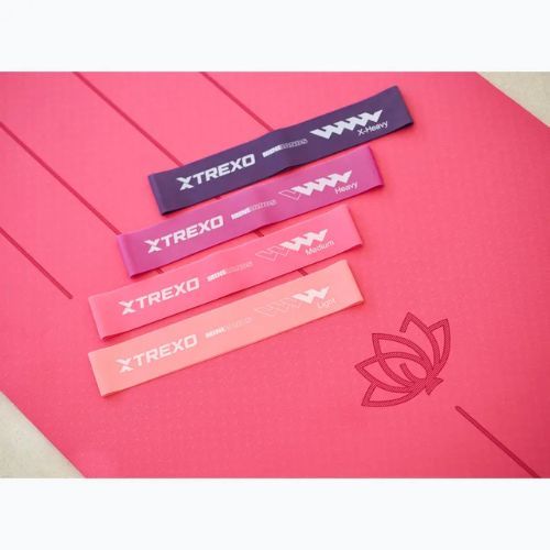 Set di gommini per esercizi TREXO Mini Power Band TXO-B4Z053-ALL 5 pezzi multicolore