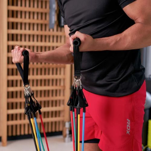 Set di espansori in gomma XTREXO TXO-B4Z055-ALL multicolore