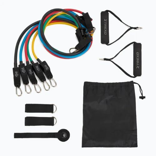 Set di espansori in gomma XTREXO TXO-B4Z055-ALL multicolore