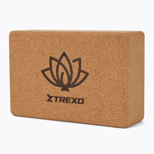 Cubo yoga in sughero XTREXO TXO-B4Z077-NC naturale