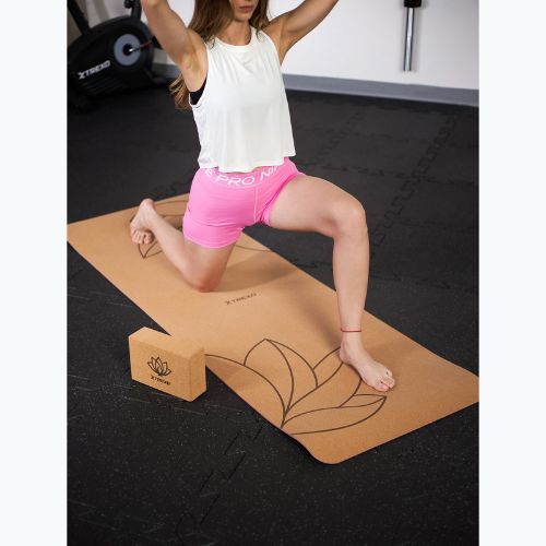 XTREXO tappetino yoga in sughero TXO-B4Z083-NC 6 mm naturale