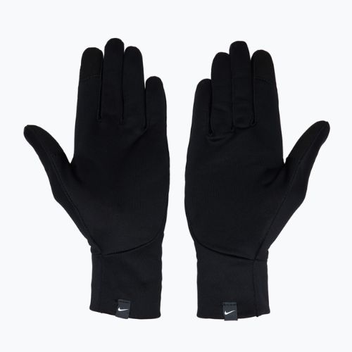 Guanti da corsa Nike Pacer Lightweight RG da donna nero/nero/argento