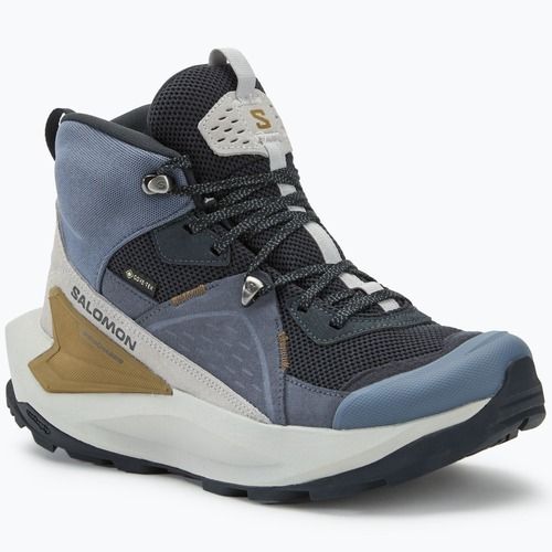 Salomon Elixir Mid GTX scarpe da trekking uomo dark navy/grisaglia/grigio viola
