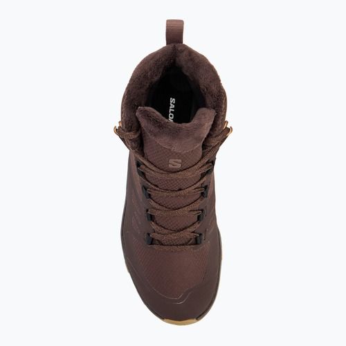 Salomon Outsnap CSWP, scarpe da trekking da donna, caffè nero/peppercorn/gum