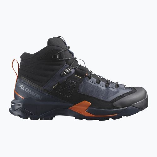 Scarpe da trekking da uomo Salomon X Ultra Alpine MID GTX blu notte/nero/arancio rosso