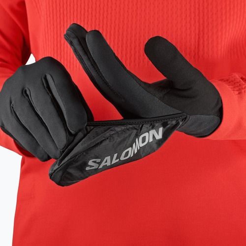 Guanti da corsa Salomon Fast Wing Winter nero profondo