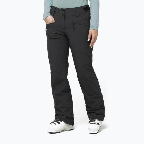 Pantaloni da sci da donna Salomon Edge nero profondo