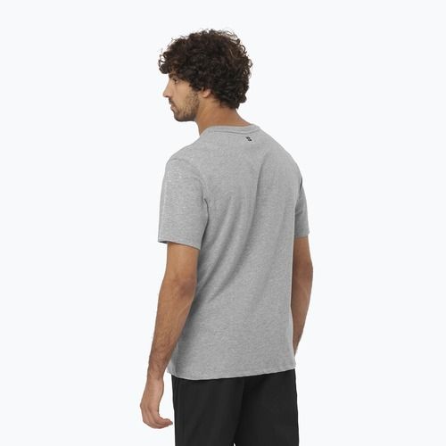 Maglietta Salomon Logo Performance Uomo grigio erica