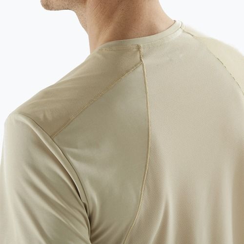 Maglietta da trekking Salomon Outline white pepper da uomo