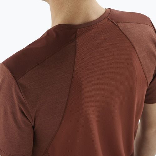Camicia da trekking Salomon Outline rum raisin da uomo