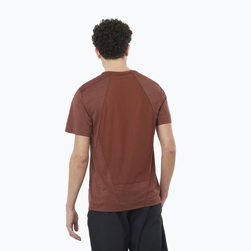 Camicia da trekking Salomon Outline rum raisin da uomo