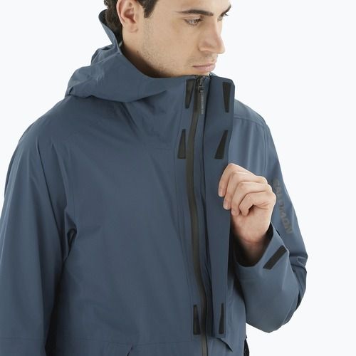 Salomon Outerpath Pro giacca antipioggia da uomo midnight navy