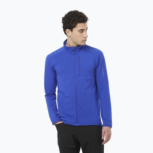 Felpa Salomon Essential Lightwarm FZ surf the web trekking da uomo