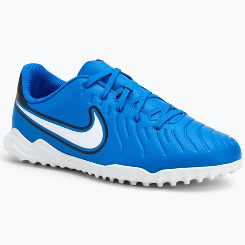 Nike Tiempo Legend 10 Club TF impennata/bianco scarpe da calcio per bambini