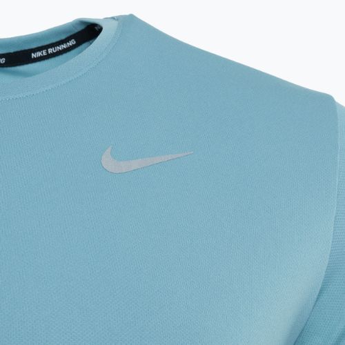Maglietta da corsa Nike Miler Dri-Fit UV denim turchese da uomo
