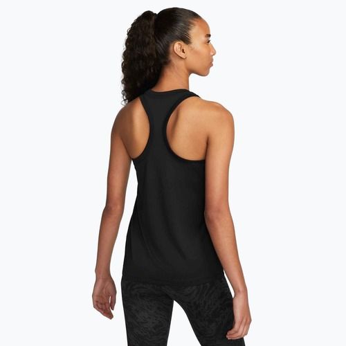 Canotta da allenamento donna Canotta Nike Dri-Fit Racerback nero