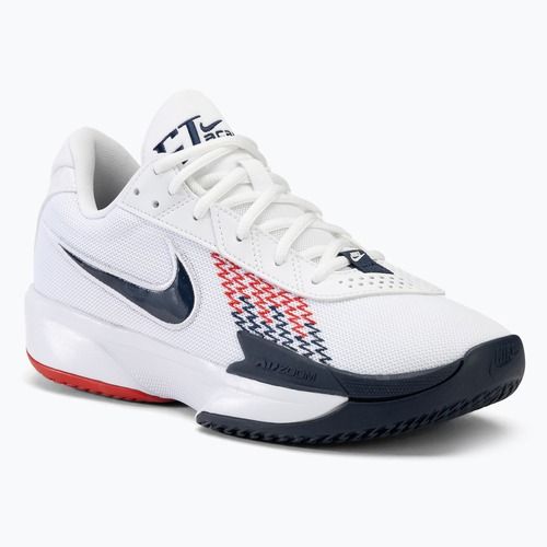 Scarpe da basket uomo Nike G.T. Cut Academy bianco/rosso sportivo/ossidiana