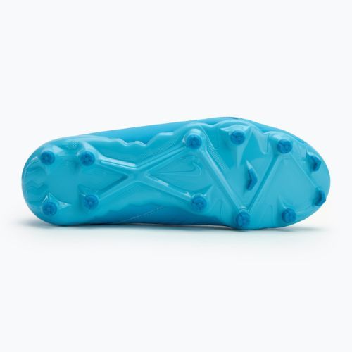 Scarpe da calcio Nike Phantom GX II Academy FG/MG Junior blu fury/bianco per bambini
