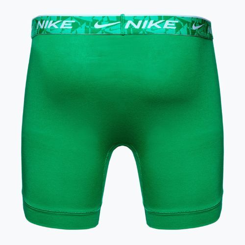 Boxer da uomo Nike Everyday Cotton Stretch 3 paia verde/nero