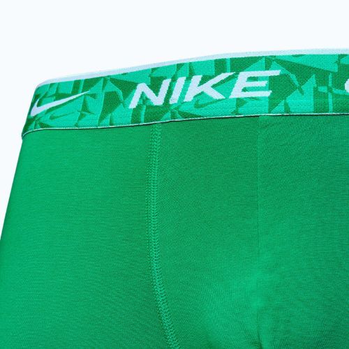 Boxer da uomo Nike Everyday Cotton Stretch 3 paia verde/nero