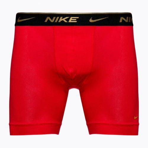 Uomo Nike Everyday Cotton Stretch boxer 3 paia nero argento/rosso oro/nero oro