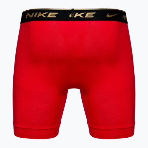Uomo Nike Everyday Cotton Stretch boxer 3 paia nero argento/rosso oro/nero oro