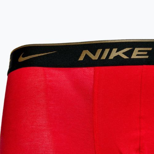 Uomo Nike Everyday Cotton Stretch boxer 3 paia nero argento/rosso oro/nero oro
