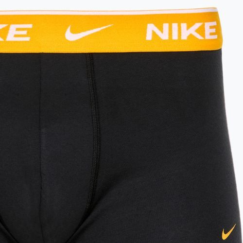 Boxer da uomo Nike Everyday Cotton Stretch Trunk 3 paia nero/oro/hyper crimson