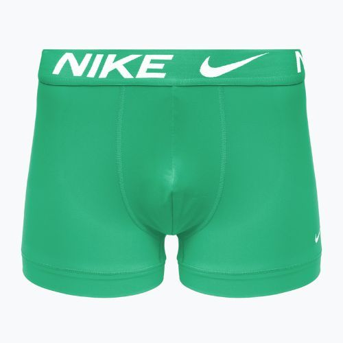 Nike Dri-Fit Essential boxer da uomo 3 paia verde/iper crimson/burgundy crush