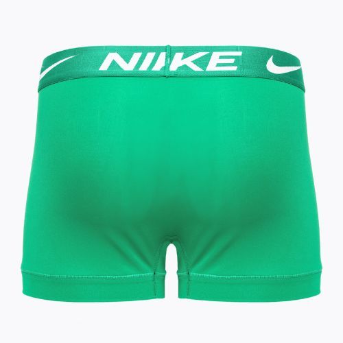 Nike Dri-Fit Essential boxer da uomo 3 paia verde/iper crimson/burgundy crush