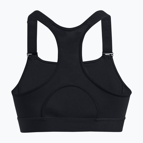 Reggiseno da allenamento Under Armour HeatGear Armour High nero/bianco