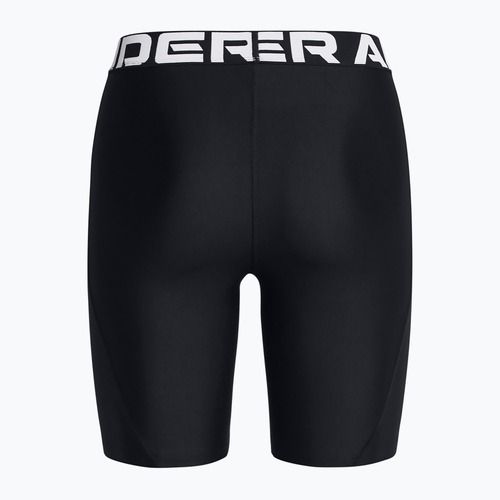 Pantaloncini Under Armour da donna HG Authentics 8in nero/bianco