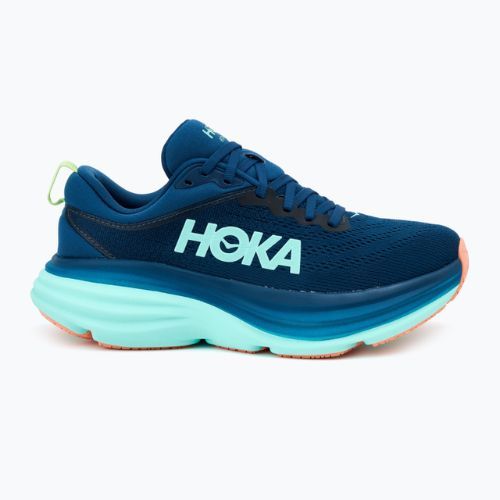 Scarpe da corsa da donna HOKA Bondi 8 mezzanotte/seafoam