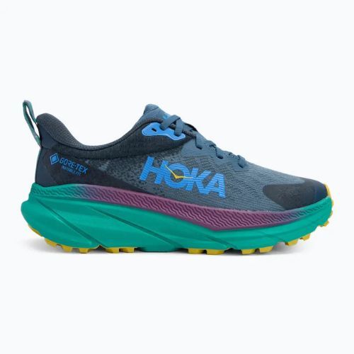 Scarpe da corsa da donna HOKA Challenger 7 GTX verde acqua/tecnologia