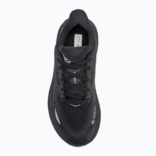 Scarpe da corsa da donna HOKA Clifton 9 GTX nero/nero