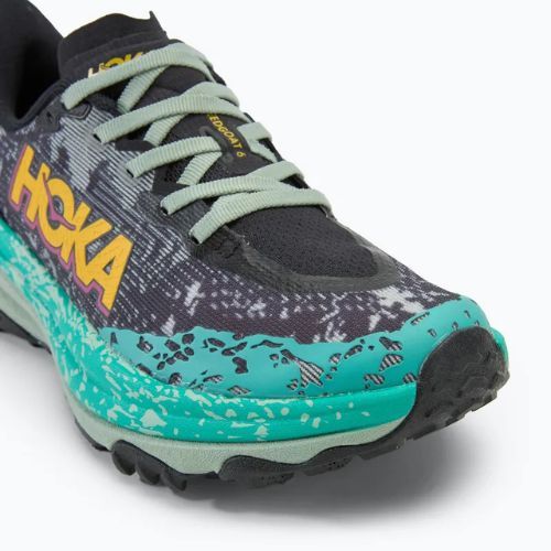 Scarpe da corsa da donna HOKA Speedgoat 6 nero/aloe vera