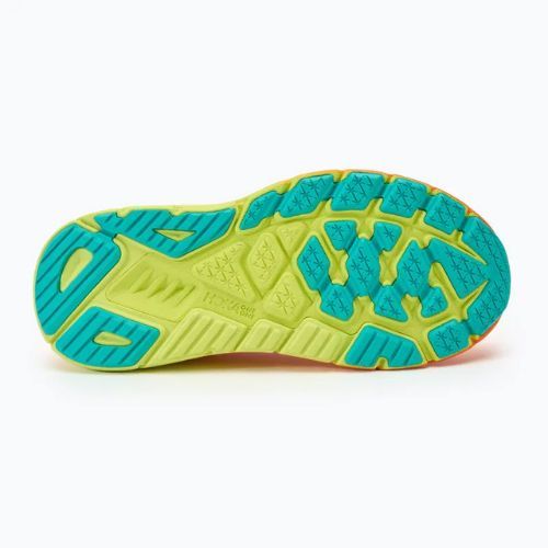 Scarpe da corsa da donna HOKA Arahi 7 electric tangerine/nero