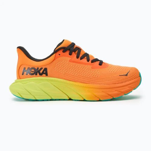 Scarpe da corsa da donna HOKA Arahi 7 electric tangerine/nero