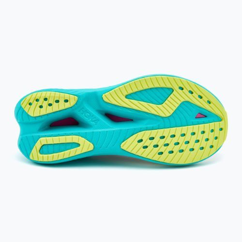 Scarpe da corsa da donna HOKA Mach X 2 frost/electric aqua