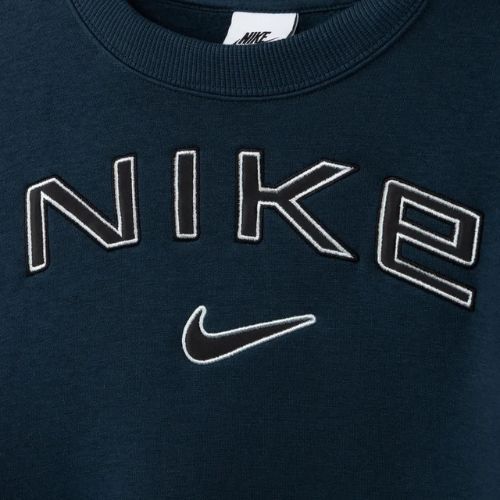 Felpa Nike Sportswear Phoenix Fleece donna armory navy/photon dust/nero