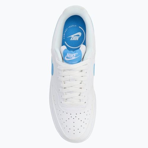 Scarpe da uomo Nike Court Vision Low bianco/giallo gomma/blu university