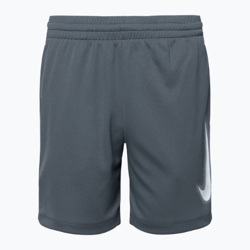 Pantaloncini da bambino Nike Dri-Fit Multi smoke grigio/bianco