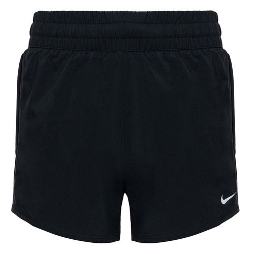 Pantaloncini Nike One a vita alta da bambino nero/bianco