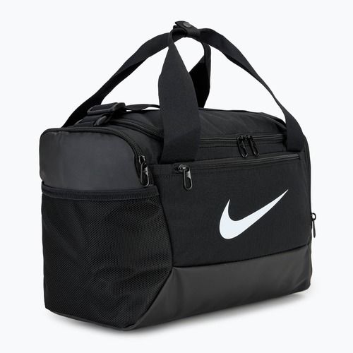Nike Brasilia 9.5 Duffle 25 l borsa da allenamento nero/nero/bianco