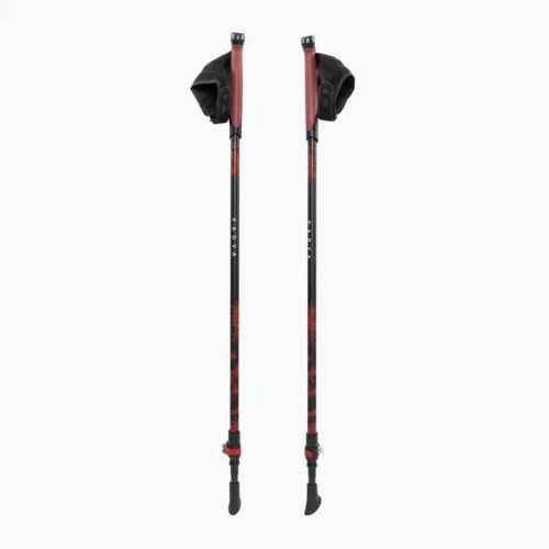 Bastoni da nordic walking KADVA Halna regolabili rossi