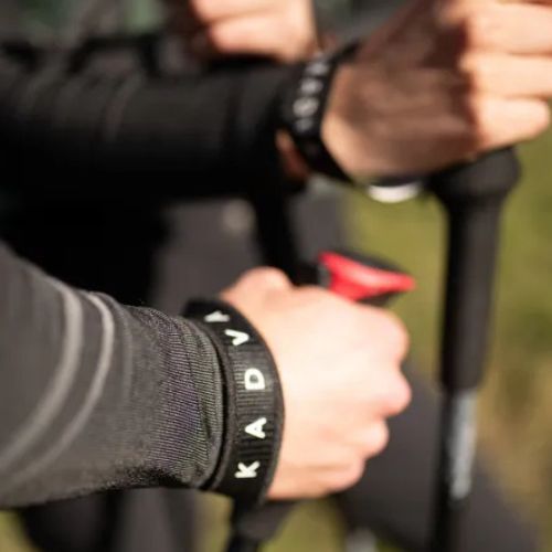 Bastoni da trekking KADVA Sajama regolabili rossi
