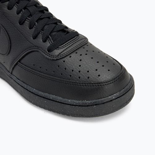 Scarpe da uomo Nike Court Vision Low Next Nature nero / nero / nero