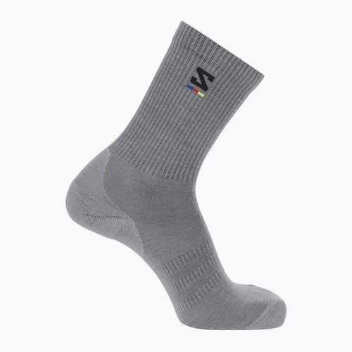 Salomon Sunday Smart Crew calzini pelle di squalo/nero